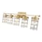 Z-Lite Archer 5 Light Vanity, Heirloom Gold & Clear 344-5V-HG - alternate 3